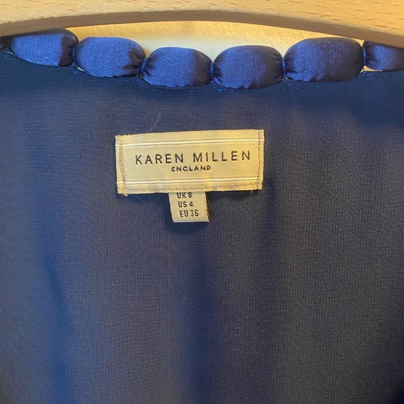 Karen Millen Silk Dress - Size 4 - Picture 3 of 5
